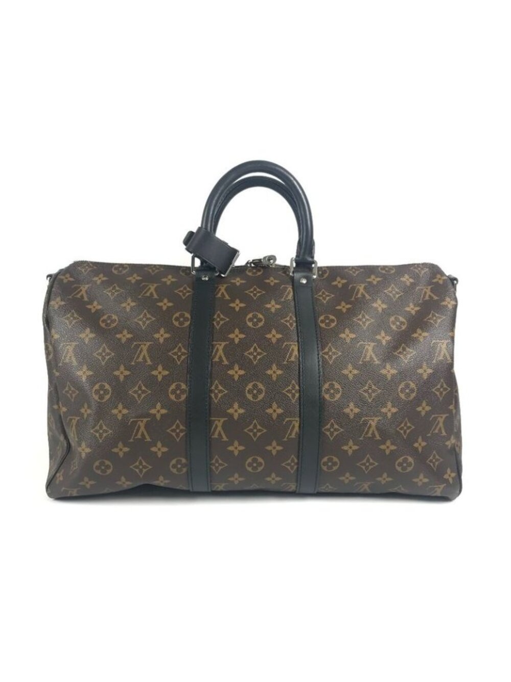 ★SOLD★ Louis Vuitton Boston Bag Keepall Bandouliere 45 Monogram Canvas Brown - Picture 2 of 9